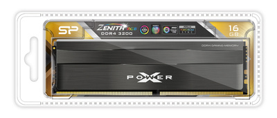 SILICON POWER μνήμη DDR4 UDIMM XPOWER Zenith, 16GB, RGB, 3200MHz, CL16