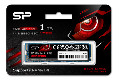 SILICON POWER SSD PCIe Gen4x4 M.2 2280 UD85, 1TB, 3.600-2.800MB/s