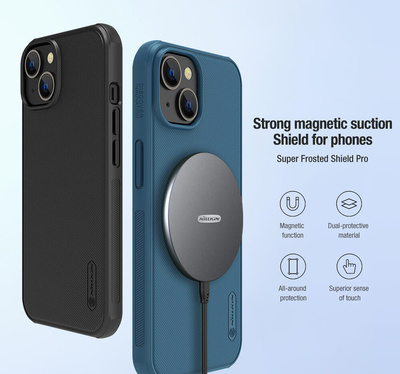 NILLKIN θήκη Super Frosted Shield Pro Magnetic για iPhone 14, μαύρη