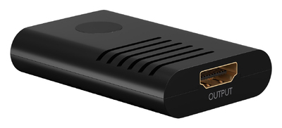 GOOBAY HDMI repeater 58492, 4K/60Hz έως 20m, 4K/30Hz έως 25m, μαύρο