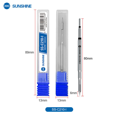 SUNSHINE soldering iron tip SS-C210 τύπου I, για T210, 80mm SUNSHINE soldering iron tip SS-C210 τύπου I, για T210, 80mm