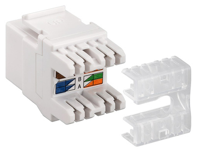 GOOBAY Keystone module RJ45 CAT 6 95740, UTP, 250MHz, λευκό