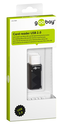 GOOBAY card reader 95682 για SD κάρτα μνήμης, 480 Mbps, μαύρο