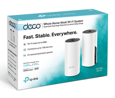 TP-LINK Home Mesh Wi-Fi System Deco M4, AC1200, Ver. 2.0, 2τμχ