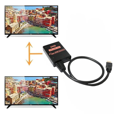 HDMI splitter CAB-H156, 1-in σε 2-out, 4K/60Hz, HDR/HDCP, 50cm, μαύρο