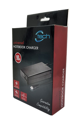 CTECH Notebook Charger CP-0001, Universal, 90W, χωρίς βύσματα