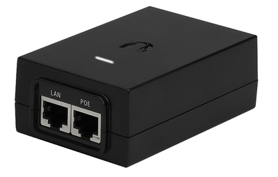 UBIQUITI Gigabit PoE adapter POE-48-24W-G με power cable, 48VDC, 24W