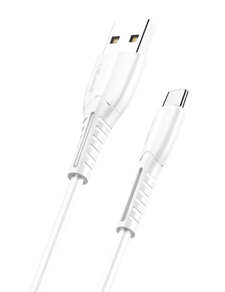 USAMS καλώδιο USB-C σε USB US-SJ366, 10W, 1m, λευκό