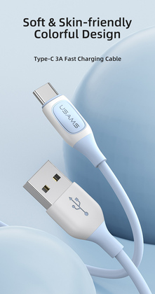 USAMS καλώδιο USB-C σε USB US-SJ596, 15W, 1m, μαύρο