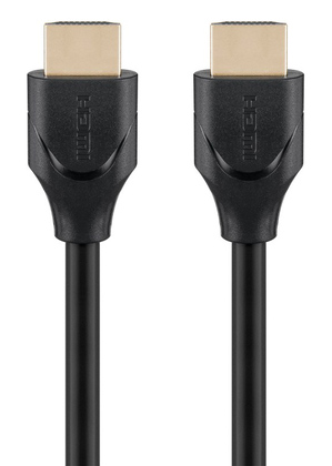 GOOBAY καλώδιο HDMI 2.1 61638, Ethernet, ARC, 8K/60Hz 48 Gbps, 1m, μαύρο