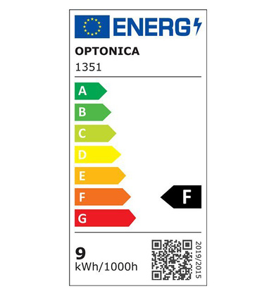 OPTONICA LED λάμπα A60 1351, 8.5W, 6000K, E27, 806lm