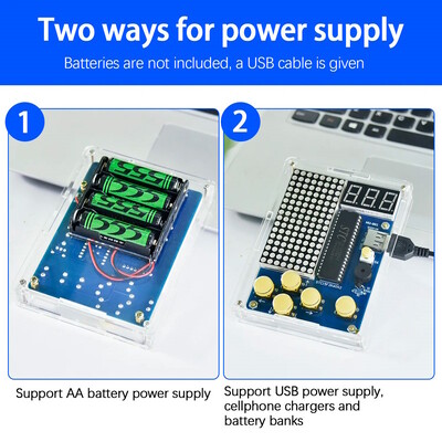 KEYESTUDIO 51 Microcontroller Game Boy 60720213 για Arduino, 4 παιχνίδια