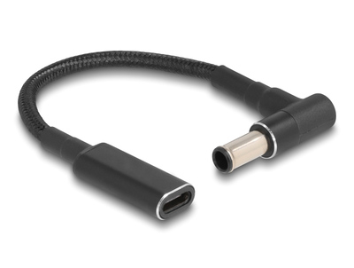 POWERTECH καλώδιο τροφοδοσίας CAB-UC065, USB-C σε Sony 6.0x4.3mm, μαύρο