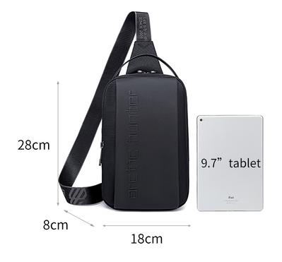 ARCTIC HUNTER τσάντα Crossbody XB00541, με θήκη tablet, 4L, γκρι ARCTIC HUNTER τσάντα Crossbody XB00541, με θήκη tablet, 4L, γκρι