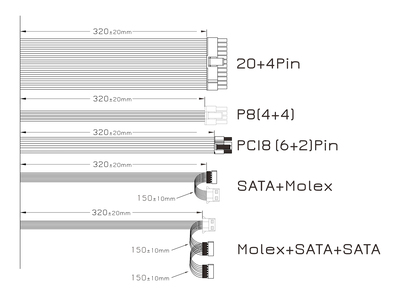 POWERTECH τροφοδοτικό για PC PT-1102, 550W, ATX, 120mm Fan