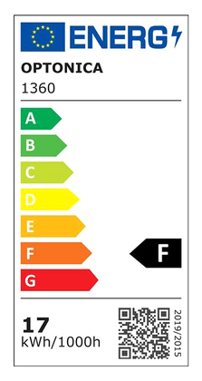 OPTONICA LED λάμπα A60 1360, 17W, 6000K, E27, 1710lm