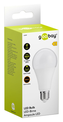 GOOBAY LED λάμπα bulb 65389, E27, 15W, 3000K, 1800lm