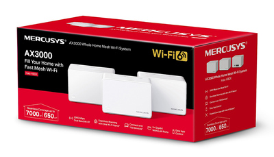 MERCUSYS Mesh Wi-Fi 6 System Halo H80X, 3Gbps Dual Band, 3τμχ, Ver. 1.0