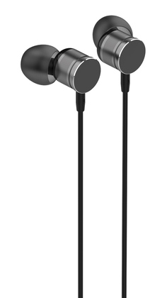 LDNIO earphones με μικρόφωνο HP04, 3.5mm σύνδεση, Φ10mm, 1.2m, γκρι