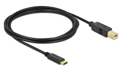 DELOCK καλώδιο USB-C σε USB Type B 83330, 2m, μαύρο