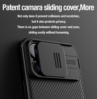 NILLKIN θήκη CamShield Pro Magnetic για iPhone 15 Pro, μαύρη