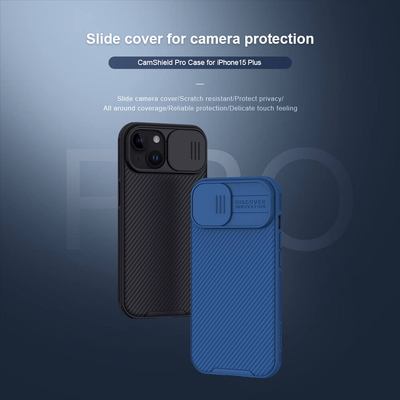 NILLKIN θήκη CamShield Pro για iPhone 15 Plus, πράσινη