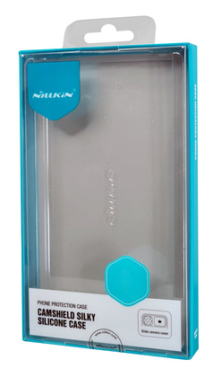 NILLKIN θήκη CamShield Silky Silicone για iPhone 15 Plus, μαύρη