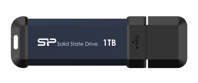 SILICON POWER εξωτερικός SSD MS60, 1TB, USB 3.2, 600-500MBps, μπλε