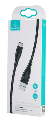 USAMS καλώδιο USB-C σε USB US-SJ392, 10W, 1m, μαύρο