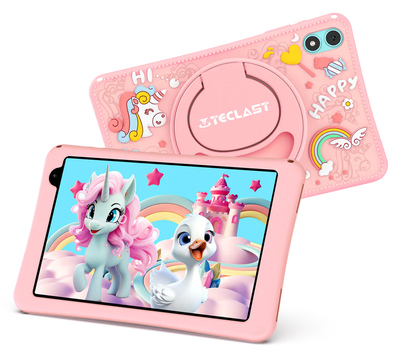 TECLAST tablet P85T Kids, 8" HD, 4/64GB, Android 13, 5000mAh, ροζ