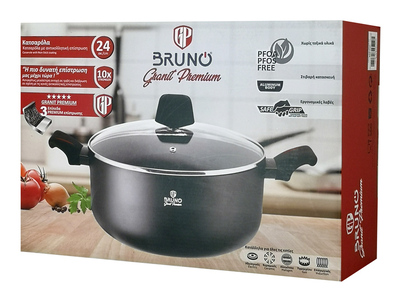 BRUNO κατσαρόλα Granit Premium BRN-0121 με αντικολλητική επίστρωση, 24cm