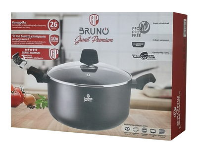 BRUNO κατσαρόλα Granit Premium BRN-0122 με αντικολλητική επίστρωση, 26cm