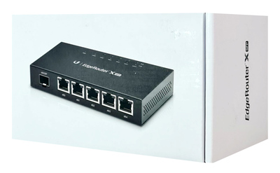 UBIQUITI router EdgeRouter X SFP, 5-Port Gigabit PoE, 1000Mbps, 50W