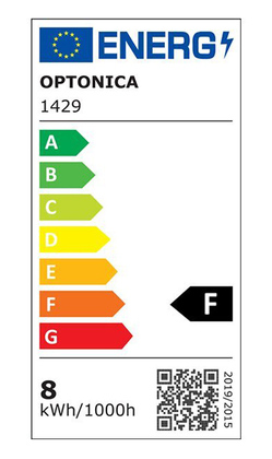 OPTONICA LED λάμπα candle C37 1429, 8W, 4500K, 710lm, E14