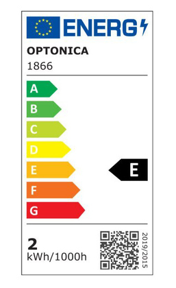 OPTONICA LED λάμπα G45 1866, Filament, 2W, 2700K, 200lm, E27