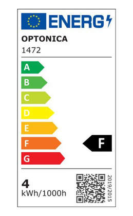 OPTONICA LED λάμπα candle C35 1472, Filament, 4W, 2700K, 400lm, E14