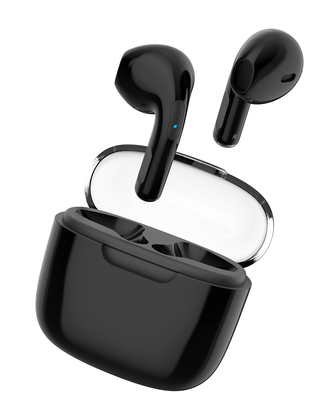 CELEBRAT earphones με θήκη φόρτισης W52, True Wireless, Φ13mm, μαύρα