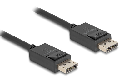 DELOCK καλώδιο DisplayPort 2.1 80492, 8K/60Hz 4K/120Hz 40 Gbps 1m, μαύρο