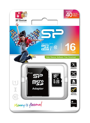 SILICON POWER κάρτα μνήμης 16GB micro SDHC, Class 10