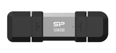 SILICON POWER USB Flash Drive C51, USB/USB-C, 128GB, 120MBps, ασημί