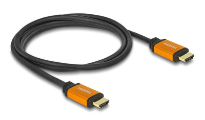 DELOCK καλώδιο HDMI 85728, 8K/60Hz, 48 Gbps, eARC, HDR, 1.5m, μαύρο