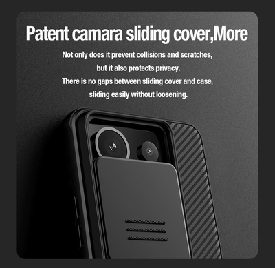 NILLKIN θήκη CamShield Pro για Xiaomi Redmi Note 13 Pro, μαύρη NILLKIN θήκη CamShield Pro για Xiaomi Redmi Note 13 Pro, μαύρη