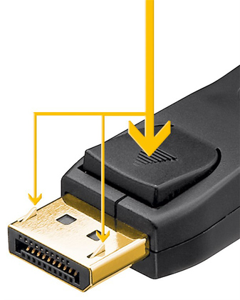 GOOBAY καλώδιο DisplayPort 65809 Certified, 8K/60Hz 32.4 Gbps, 2m, μαύρο