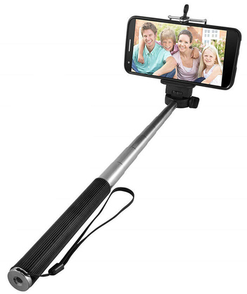 ESPERANZA selfie stick EMM107 για smartphone & action camera, μαύρο