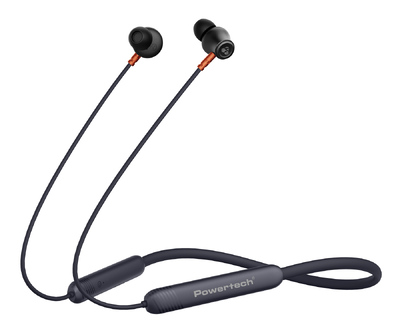 POWERTECH earphones PT-1228 με μαγνήτη, Bluetooth ENC 10mm 180mAh, μαύρα