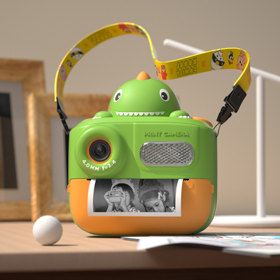 WOWKIDS παιδική φωτογραφική μηχανή K64 με εκτυπωτή, 26MP, 2", πράσινη