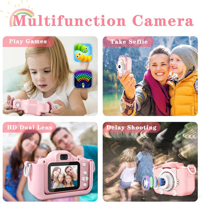 WOWKIDS παιδική φωτογραφική μηχανή C05 με 2" οθόνη, 8MP, ροζ