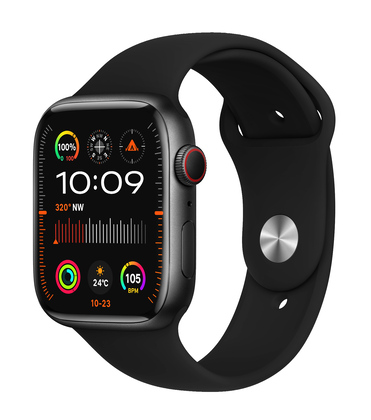 ΙΝΤΙΜΕ smartwatch 9 Pro Max, 2.1", IP67, heart rate, ηχείο & mic, μαύρο