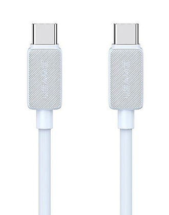 USAMS καλώδιο USB-C σε USB-C US-SJ691, 60W, 480Mbps, 1m, μπλε