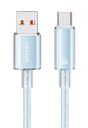 USAMS καλώδιο USB-C σε USB US-SJ658, 66W, 480Mbps, 1.2m, μπλε